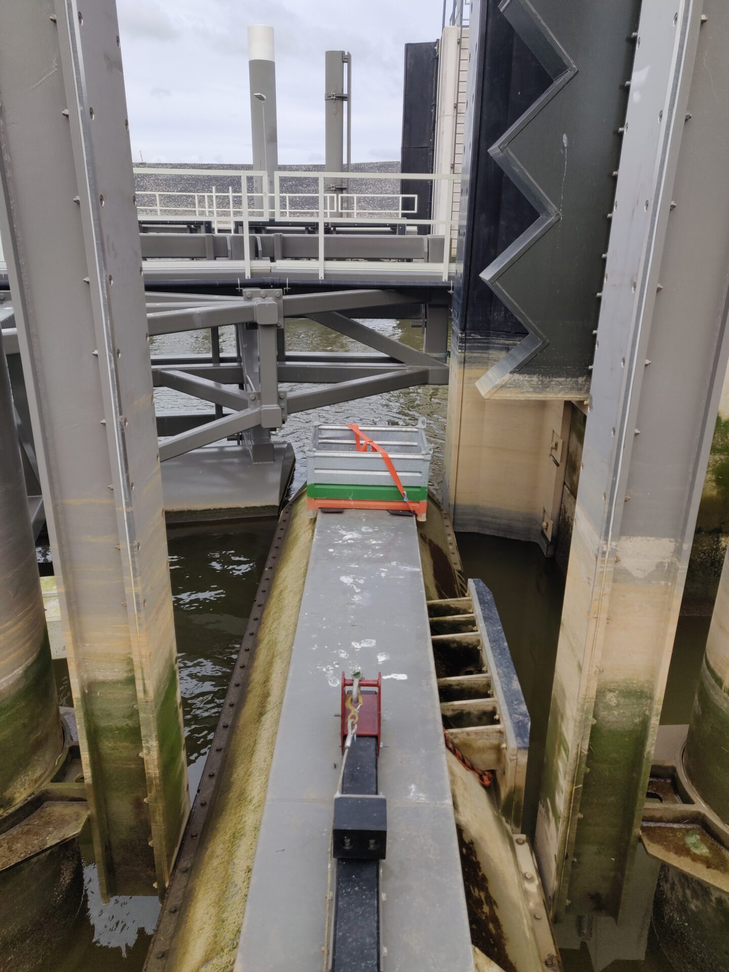 Locking Collision Den Oever guard lock in the Netherlands - SBE